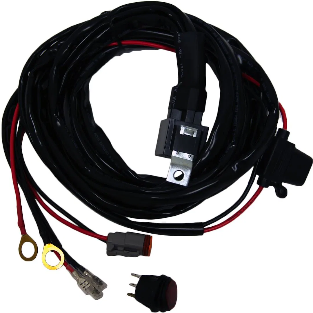 40193 – RIGID IND Light Bar Wiring Harness, For Use With 10 Inch To 40 Inch Light Bar Includes Switch and Relay
